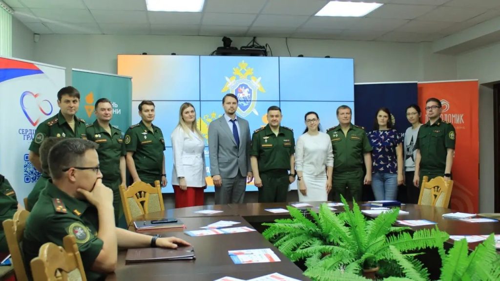 Артем Третьяков провел донорскую акцию Фонда «Огонь жизни» в Военном следственном управлении Следственного комитета Российской Федерации по городу Москве